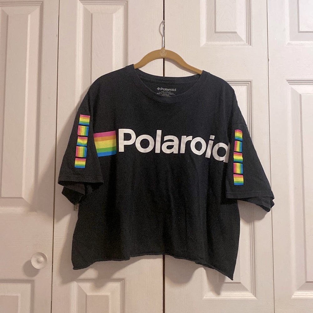 Polaroid brand crop top